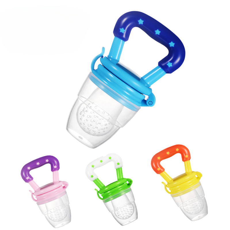 Baby Food Ideas - เด็กผลไม้ Feeder Pacifier การงอกของฟันของเล่นอาหารสด Feeder ทารกจุกนมผลไม้ซิลิโคนกระเป๋าสําหรับเด็กวัยหัดเดินเด็กสาว