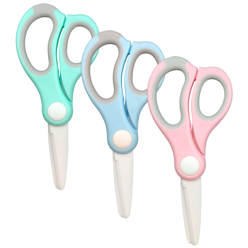 Baby Food Scissors - แบบพกพาเซรามิคกรรไกรเด็กอาหาร Mills ทารก Aid กรรไกรตัดกล่องเด็กอุปกรณ์สำหรับสุขภาพชุดอาหารเด็ก