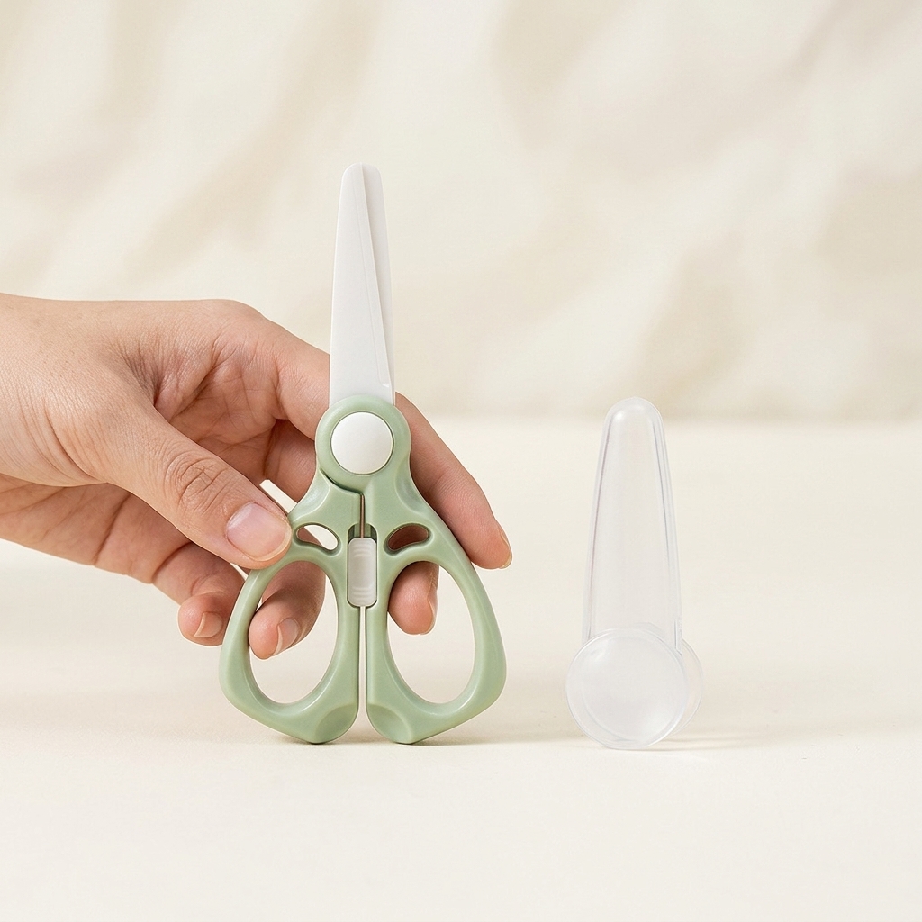 กรรไกรตัดอาหารเซรามิกแบบพกพาสำ - Baby Food Scissors บทวิจารณ์และราคา