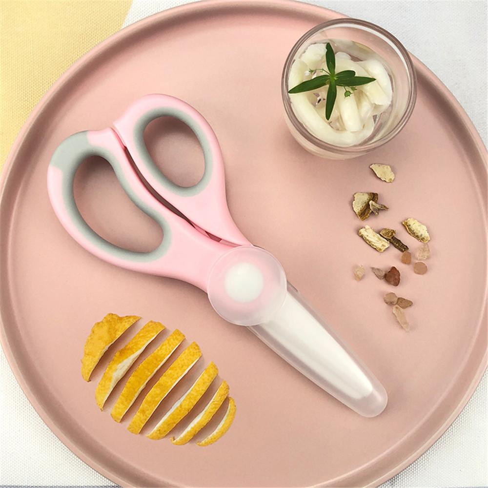 แบบพกพาเซรามิคกรรไกรเด็กอาหาร  - Baby Food Scissors บทวิจารณ์และราคา