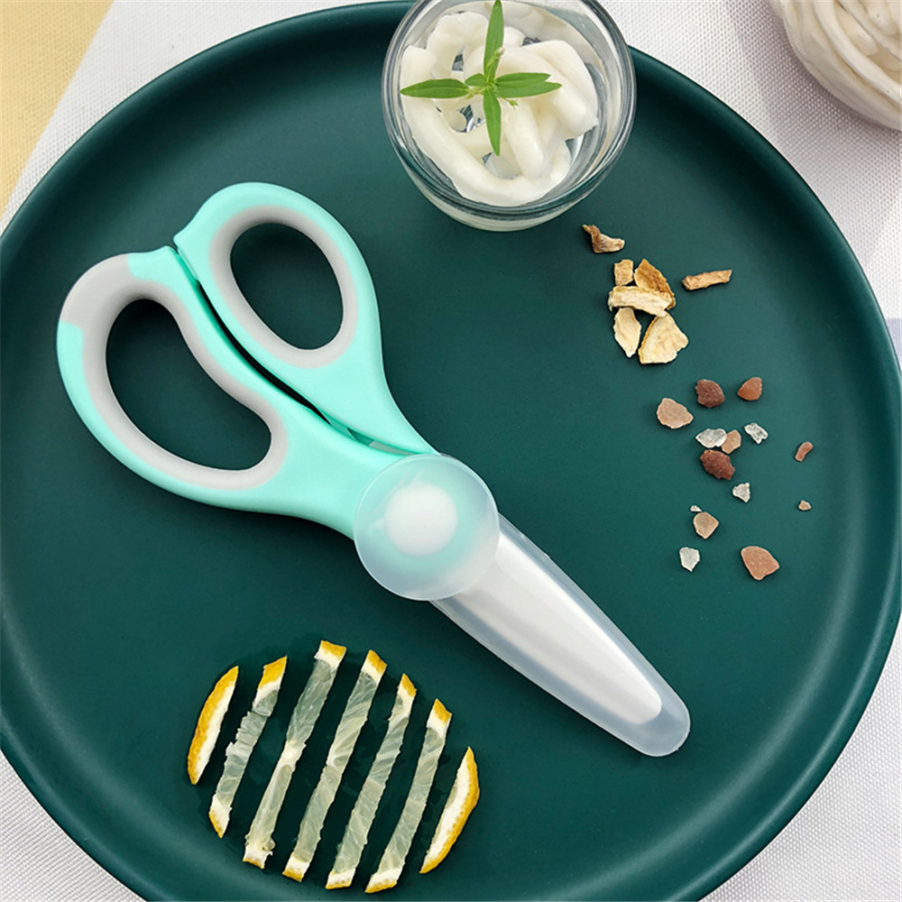 แบบพกพาเซรามิคกรรไกรเด็กอาหาร  - Baby Food Scissors บทวิจารณ์และราคา