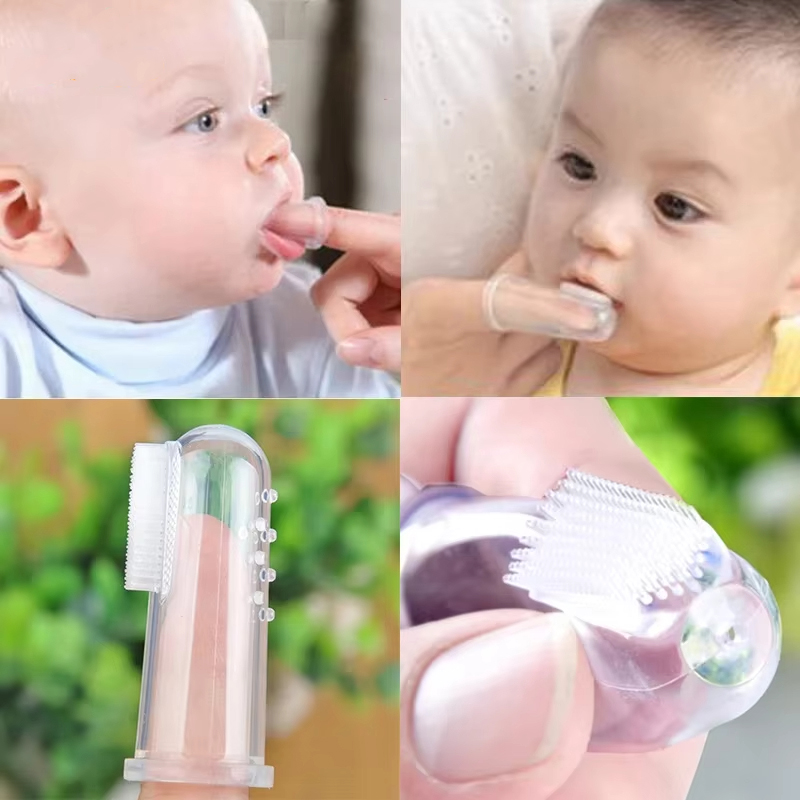 แปรงสีฟันซิลิโคนนุ่มสำหรับสัตว - Baby Food Dogs บทวิจารณ์และราคา