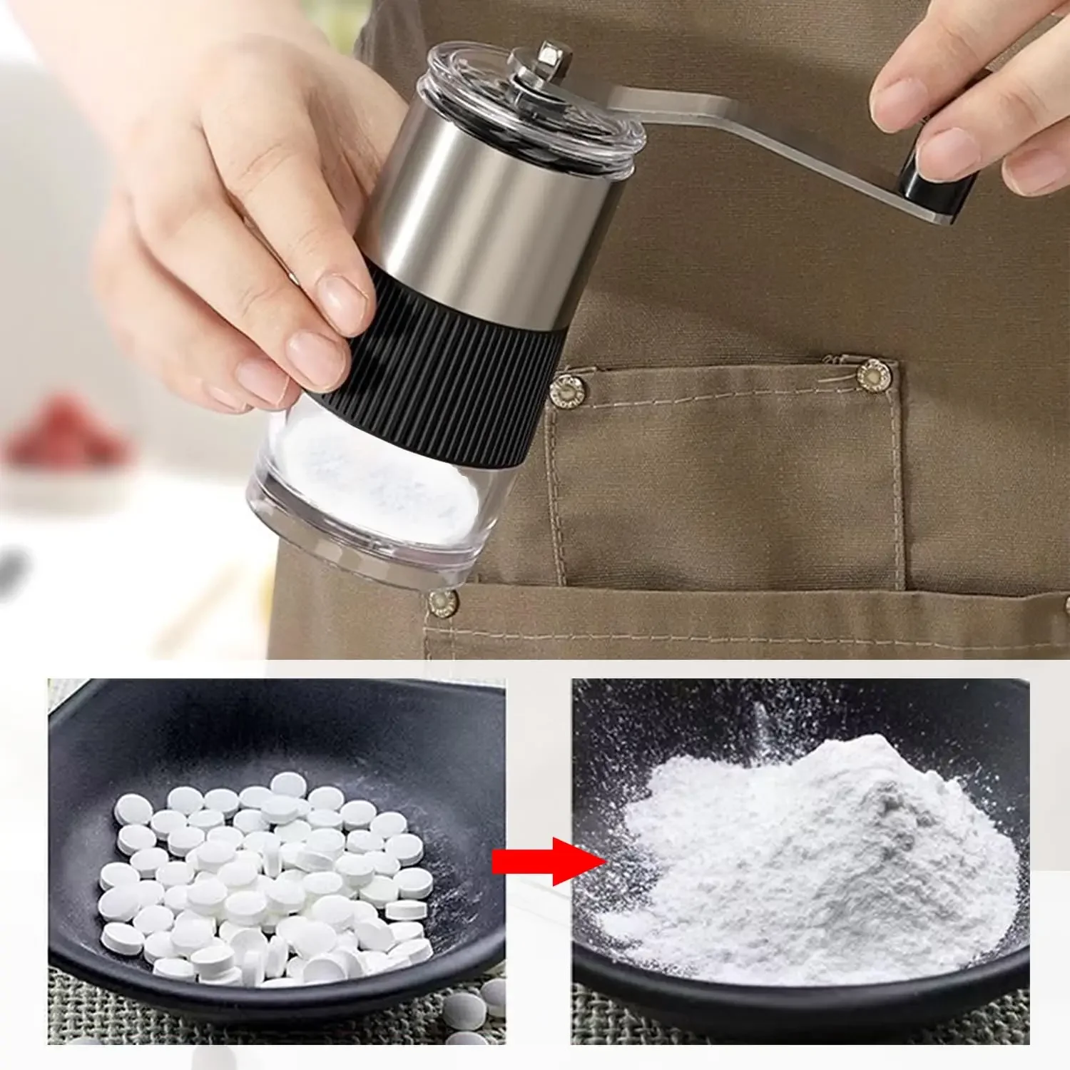 Pill Crusher พร้อมเครื่องตัดยา - Baby Food Scissors บทวิจารณ์และราคา