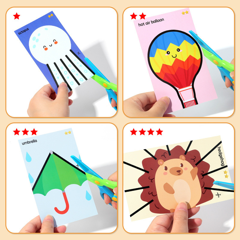 งานตัดกระดาษทำมือ โอริกามิรูปส - Baby Food Scissors บทวิจารณ์และราคา