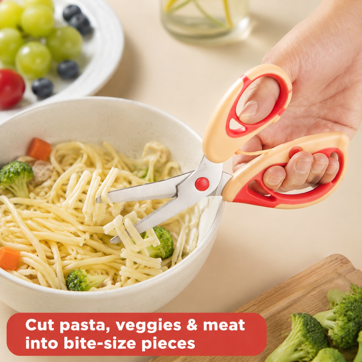 กรรไกรตัดอาหารสำหรับเด็ก｜เครื่ - Baby Food Scissors บทวิจารณ์และราคา