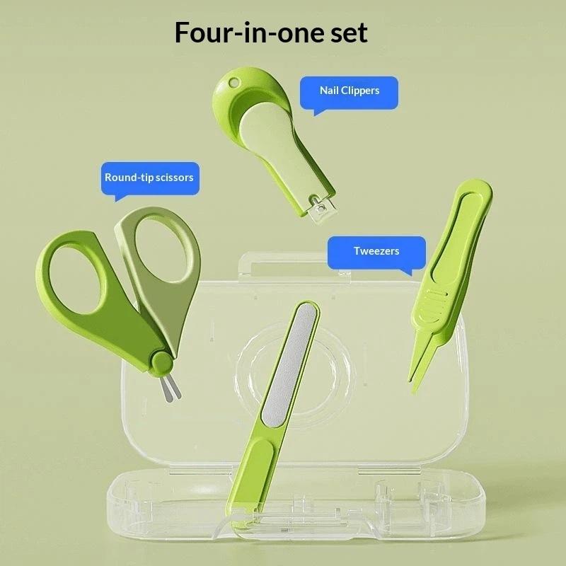ชุดตัดแต่งเล็บเด็ก 4 ชิ้น วัสด - Baby Food Scissors บทวิจารณ์และราคา
