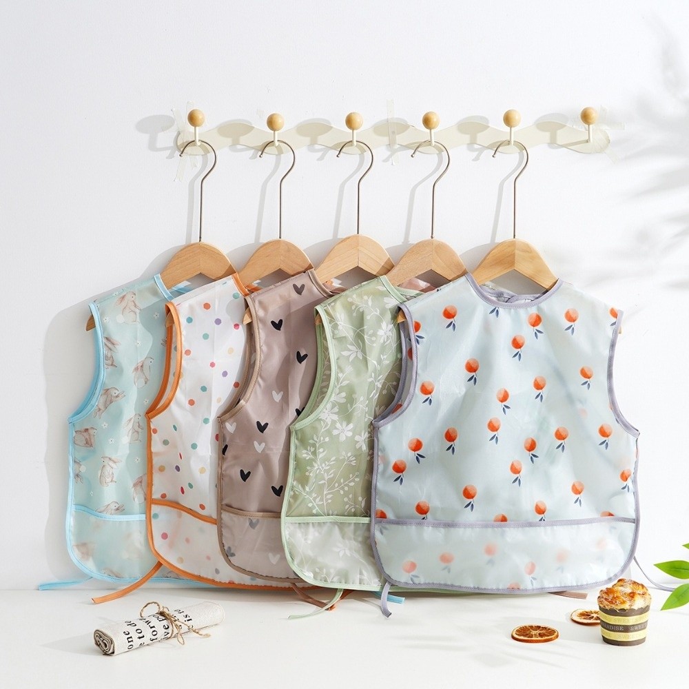 ผ้ากันเปื้อนกันน้ำสำหรับเด็กทา - Baby Food Apron บทวิจารณ์และราคา
