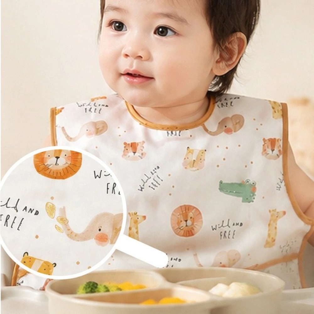 ผ้ากันเปื้อนกันน้ำสำหรับเด็กทา - Baby Food Apron บทวิจารณ์และราคา