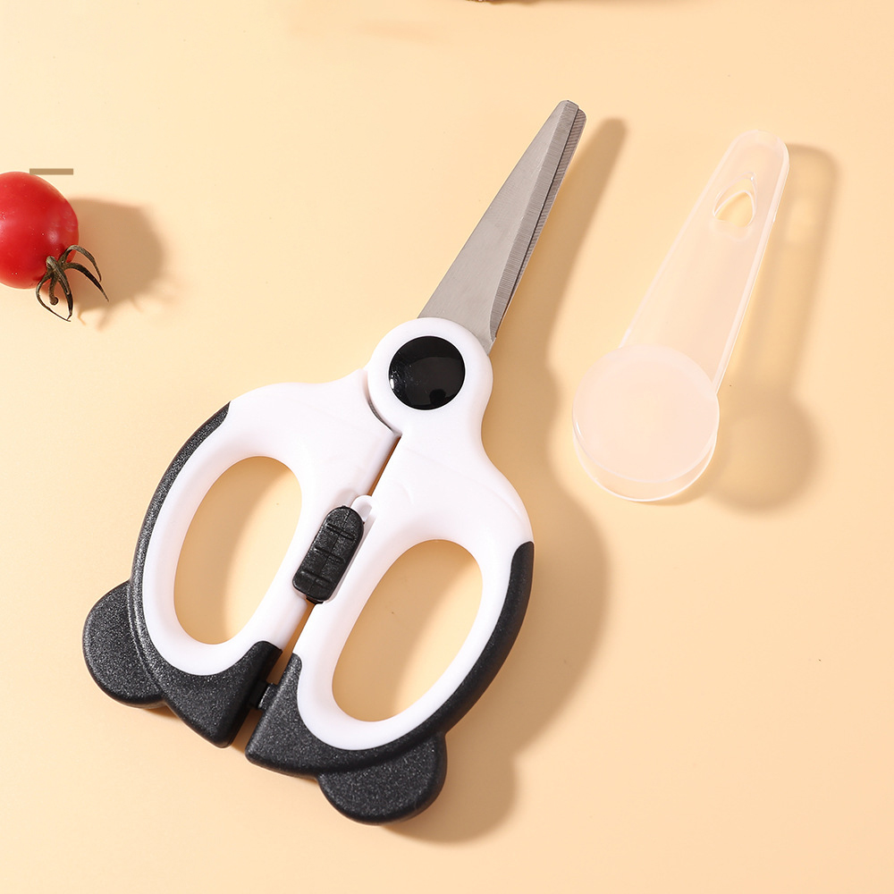 กรรไกรนิรภัยสำหรับเด็ก นักเรีย - Baby Food Scissors บทวิจารณ์และราคา