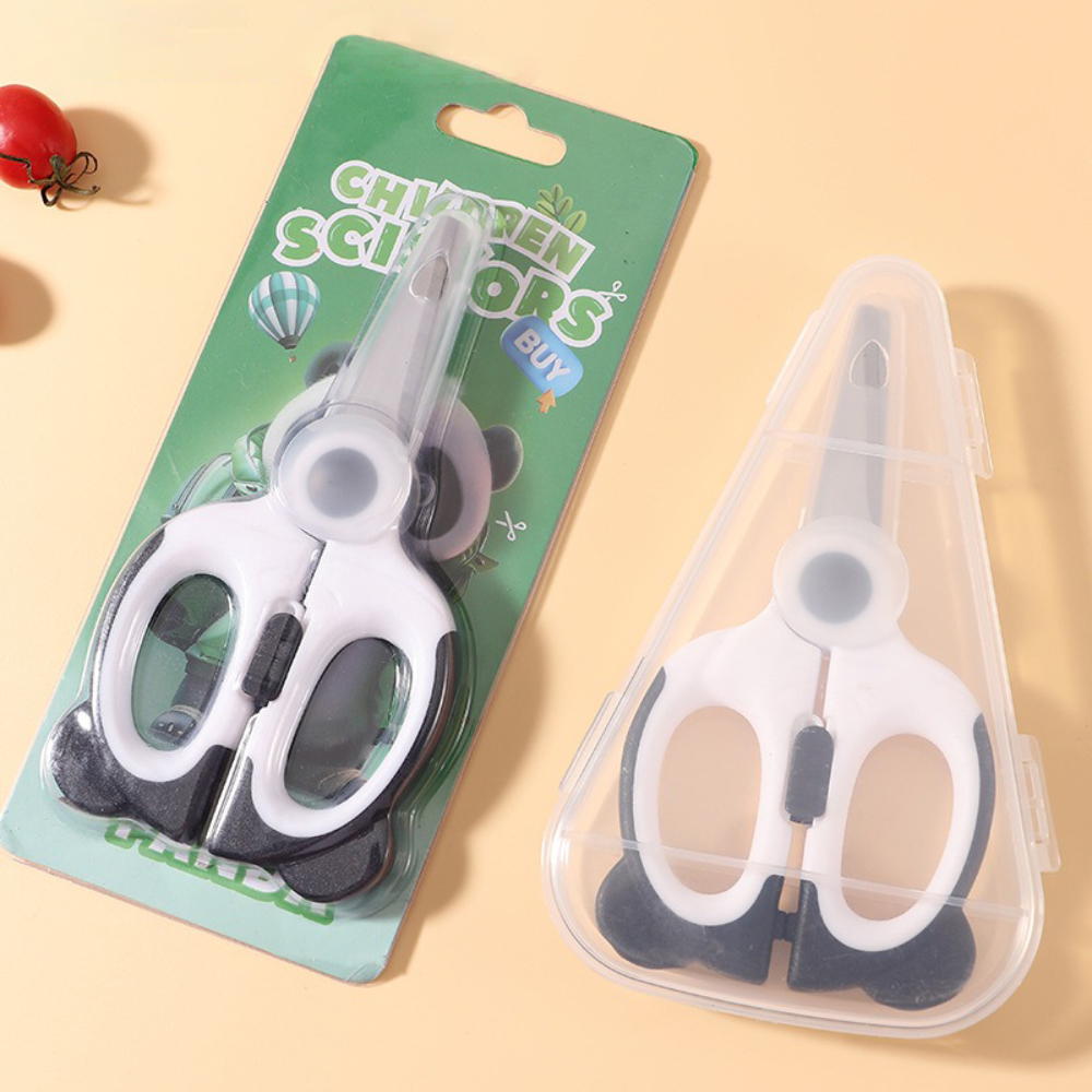 กรรไกรนิรภัยสำหรับเด็ก นักเรีย - Baby Food Scissors บทวิจารณ์และราคา