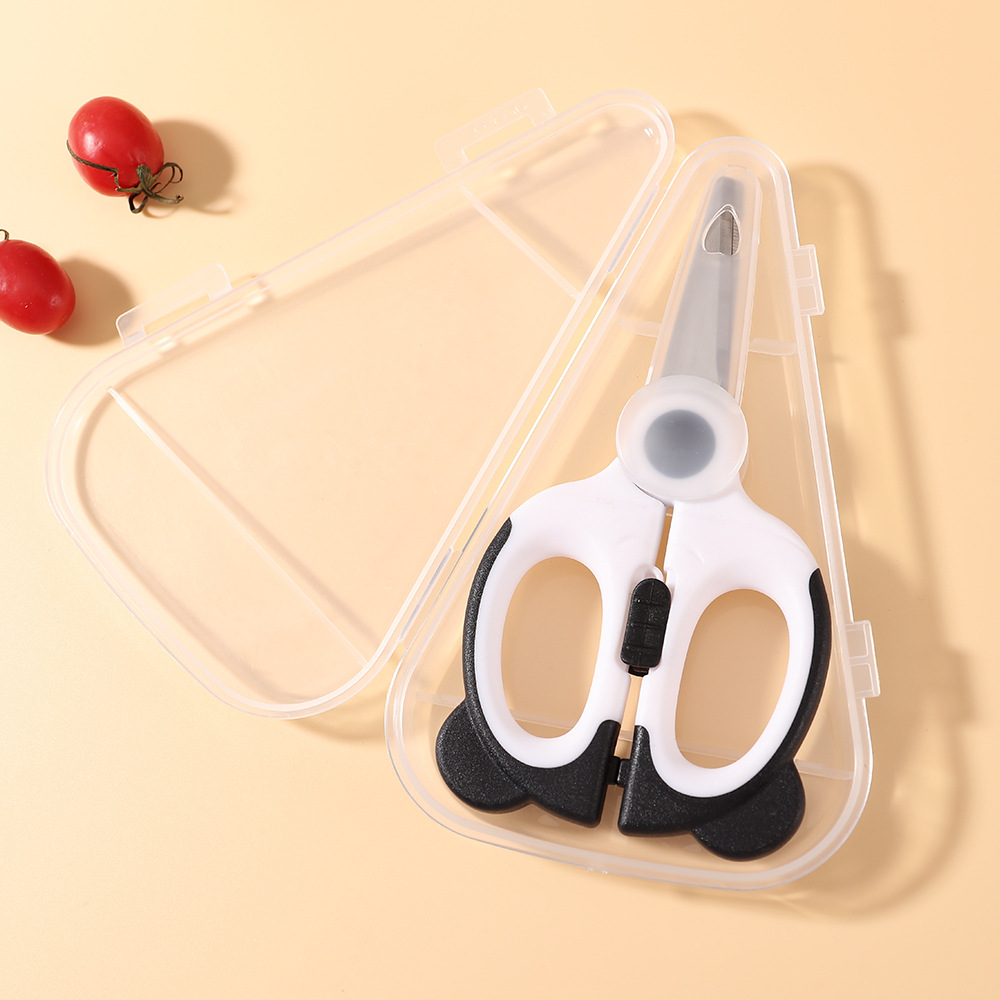 กรรไกรนิรภัยสำหรับเด็ก นักเรีย - Baby Food Scissors บทวิจารณ์และราคา