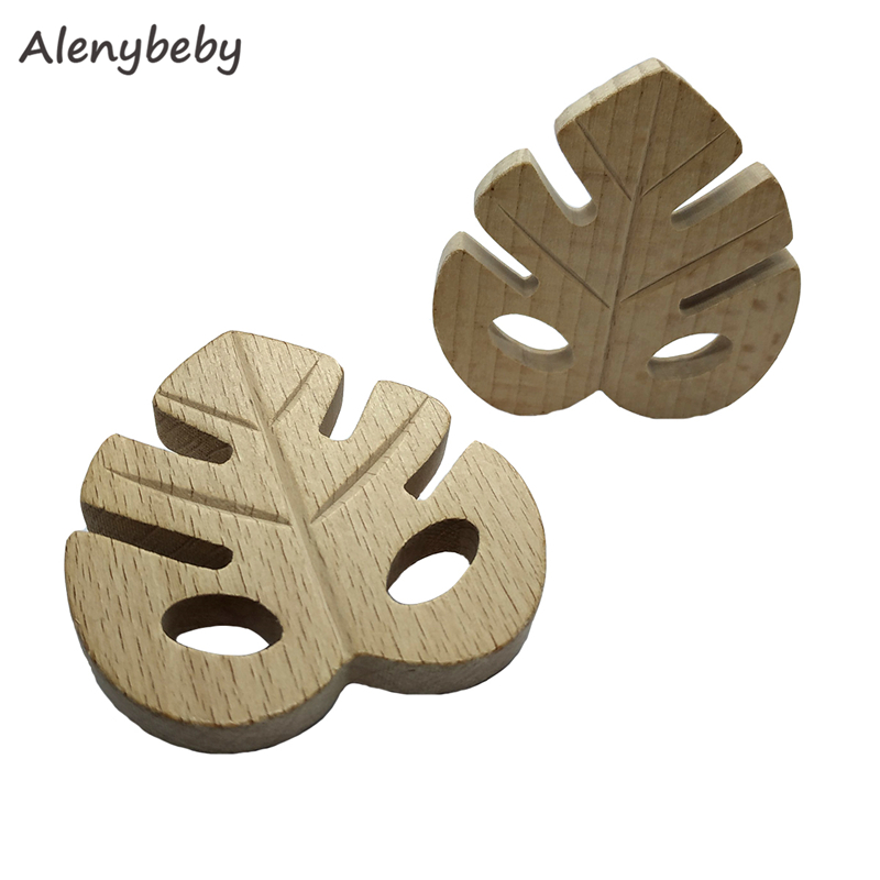 ไม้ธรรมชาติTeether Leaf Shapeจ - Baby Food Organic บทวิจารณ์และราคา
