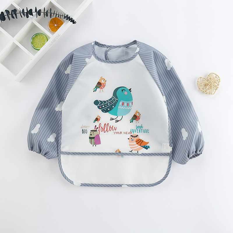 ผ้ากันเปื้อนเด็กน่ารักการ์ตูนส - Baby Food Apron บทวิจารณ์และราคา